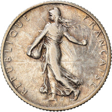 Moneta, Francia, Semeuse, Franc, 1902, Paris, BB, Argento, KM:844.1, Gadoury:467