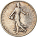 Moneta, Francia, Semeuse, Franc, 1902, Paris, BB, Argento, KM:844.1, Gadoury:467