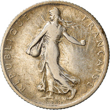 Coin, France, Semeuse, Franc, 1906, Paris, VF(30-35), Silver, KM:844.1