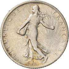 Coin, France, Semeuse, Franc, 1908, Paris, VF(20-25), Silver, KM:844.1