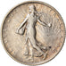 Coin, France, Semeuse, Franc, 1909, Paris, EF(40-45), Silver, KM:844.1