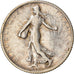 Moneta, Francia, Semeuse, Franc, 1911, Paris, MB+, Argento, KM:844.1