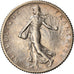 Coin, France, Semeuse, Franc, 1917, Paris, AU(50-53), Silver, KM:844.1