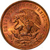 Moneta, Messico, 20 Centavos, 1970, Mexico City, SPL-, Bronzo, KM:440