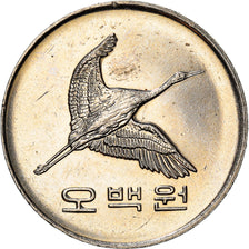 Coin, KOREA-SOUTH, 500 Won, 1992, AU(55-58), Copper-nickel, KM:27