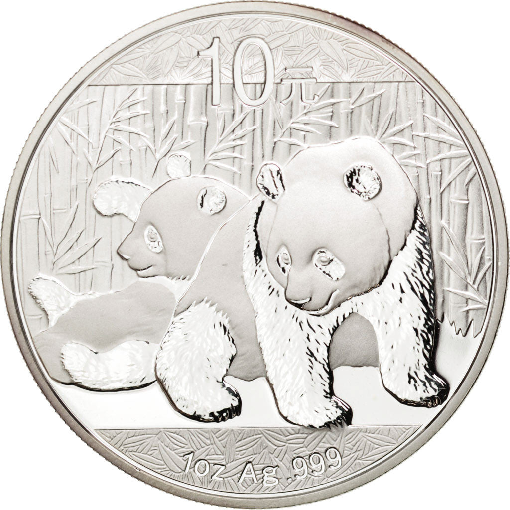 Monnaie, CHINA, PEOPLE'S REPUBLIC, 10 Yüan, 2010, FDC, Argent, KM:1931