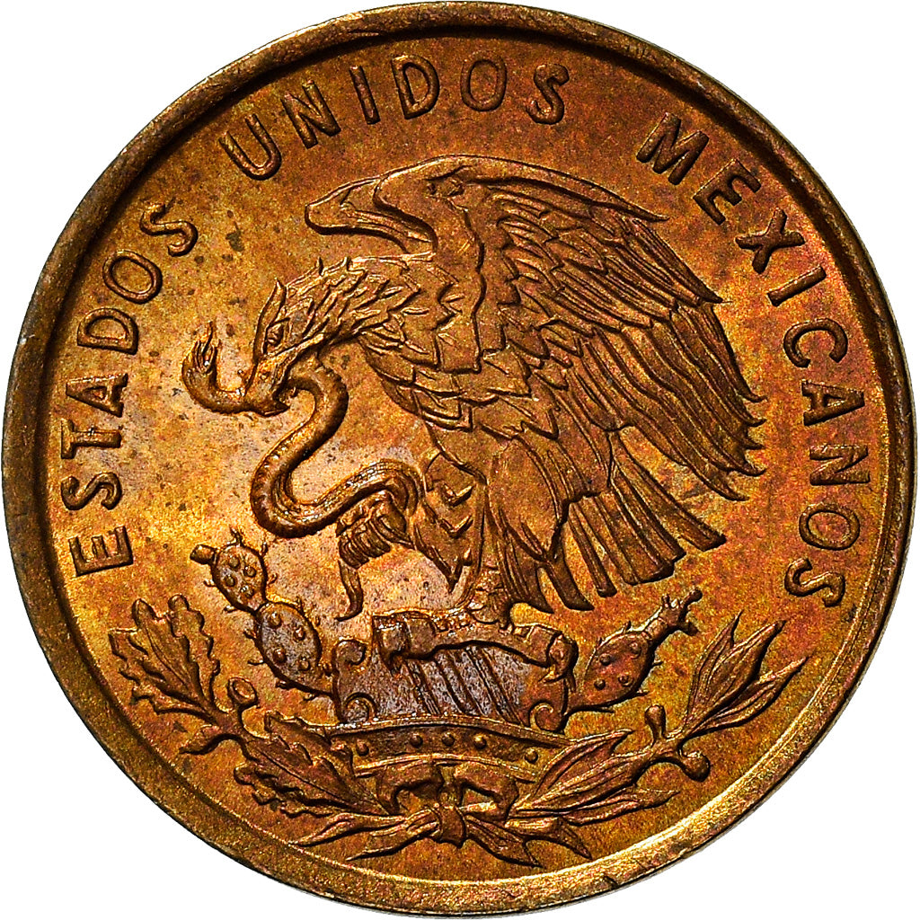 Coin, Mexico, Centavo, 1964, Mexico City, AU(55-58), Brass, KM:417