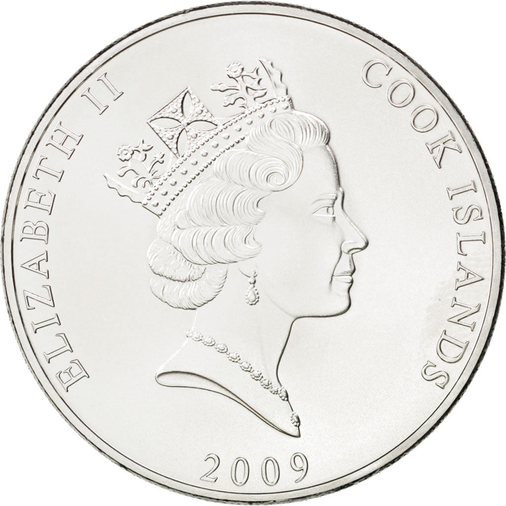 Coin, Cook Islands, Elizabeth II, Dollar, 2009, MS(65-70), Silver, KM:1473