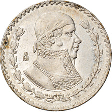 Coin, Mexico, Peso, 1966, Mexico City, AU(55-58), Silver, KM:459