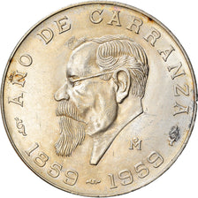 Coin, Mexico, 5 Pesos, 1959, Mexico City, AU(55-58), Silver, KM:471