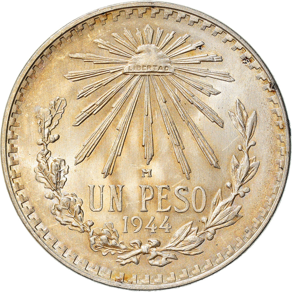 Monnaie, Mexique, Peso, 1944, Mexico City, SUP, Argent, KM:455
