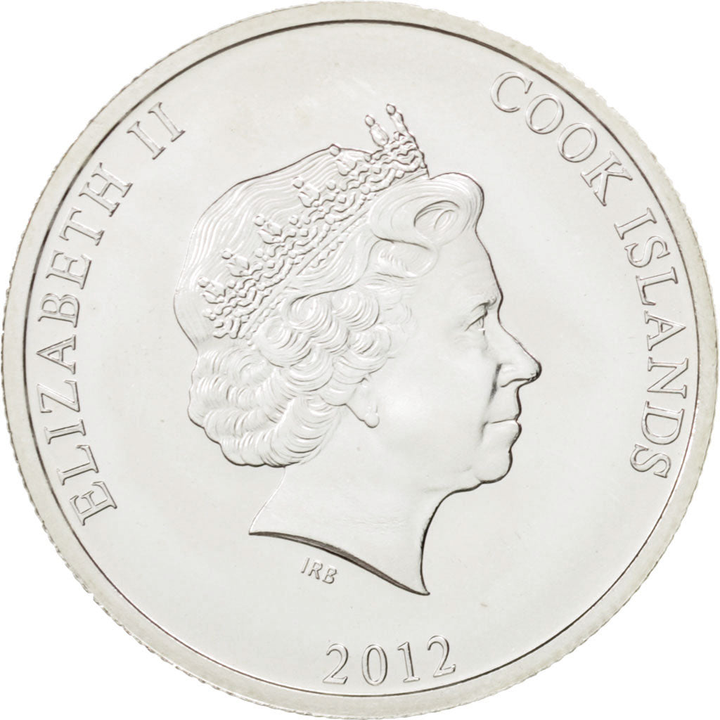 Cook Islands, 25 Cents, 2012, KM #New, MS(65-70), Silver, 7.81