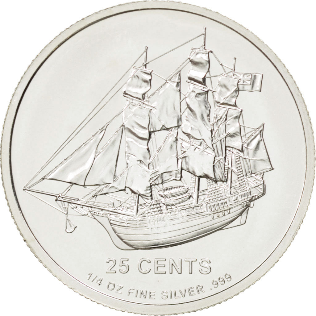 Cook Islands, 25 Cents, 2012, KM #New, MS(65-70), Silver, 7.81