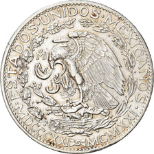 Coin, Mexico, 2 Pesos, 1921, Mexico City, AU(50-53), Silver, KM:462