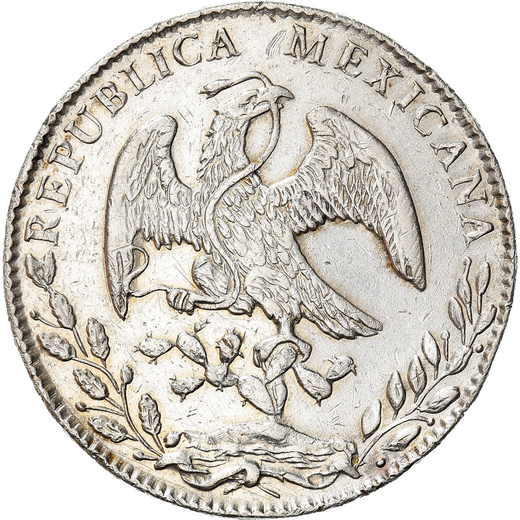 Monnaie, Mexique, 8 Reales, 1885, Guanajuato, SUP, Argent, KM:377.8