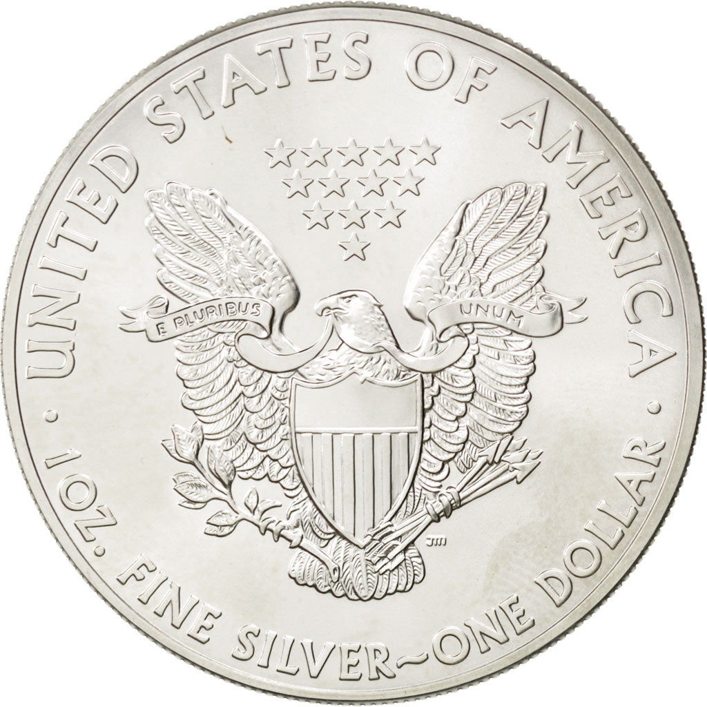 Etats-Unis, 1 Dollar Silver Eagle 2014, 1 once Argent, KM New