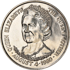 Moeda, Tristão da Cunha, Elizabeth II, 25 Pence, 1980, MS(60-62)