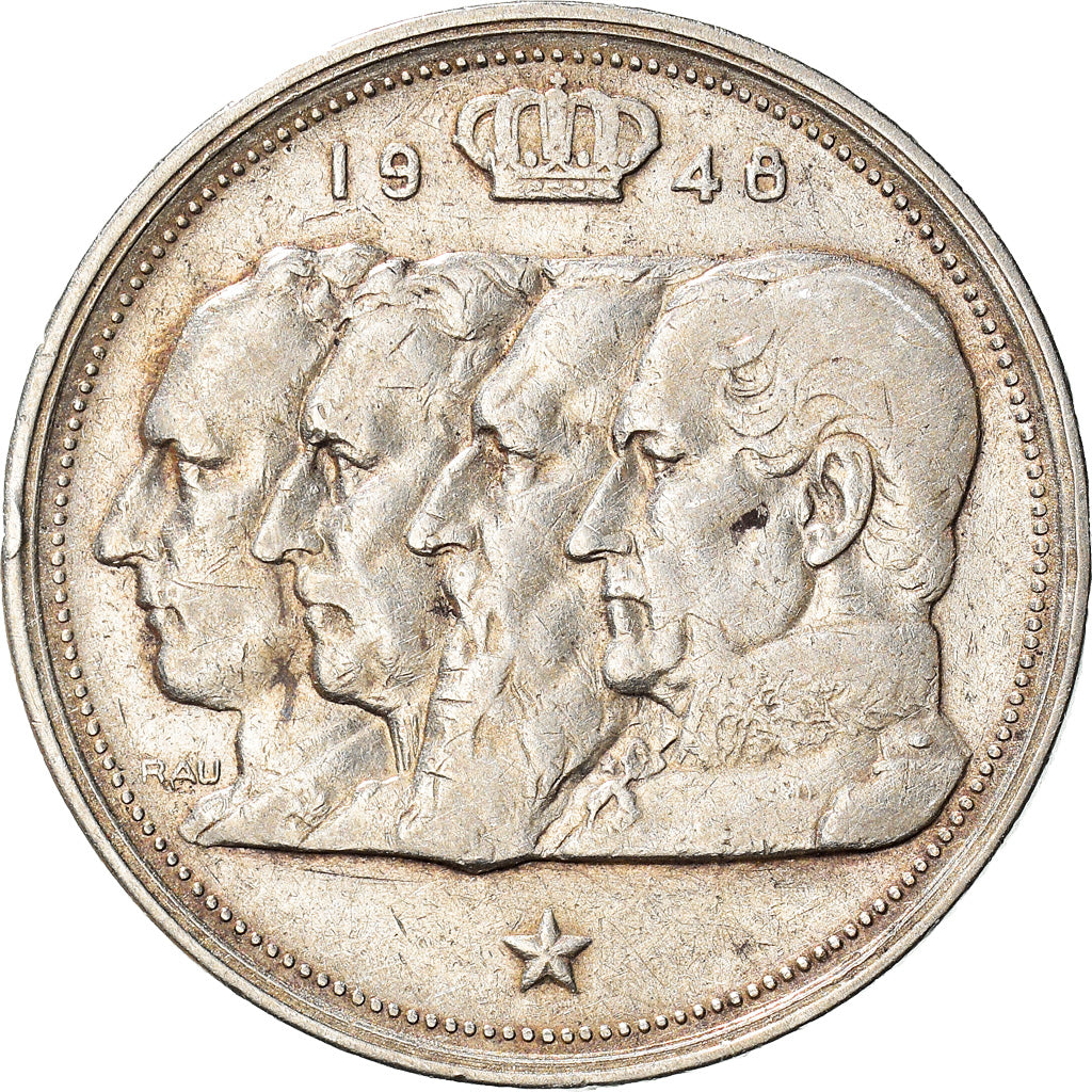 Coin, Belgium, Régence Prince Charles, 100 Francs, 100 Frank, 1948, EF(40-45)