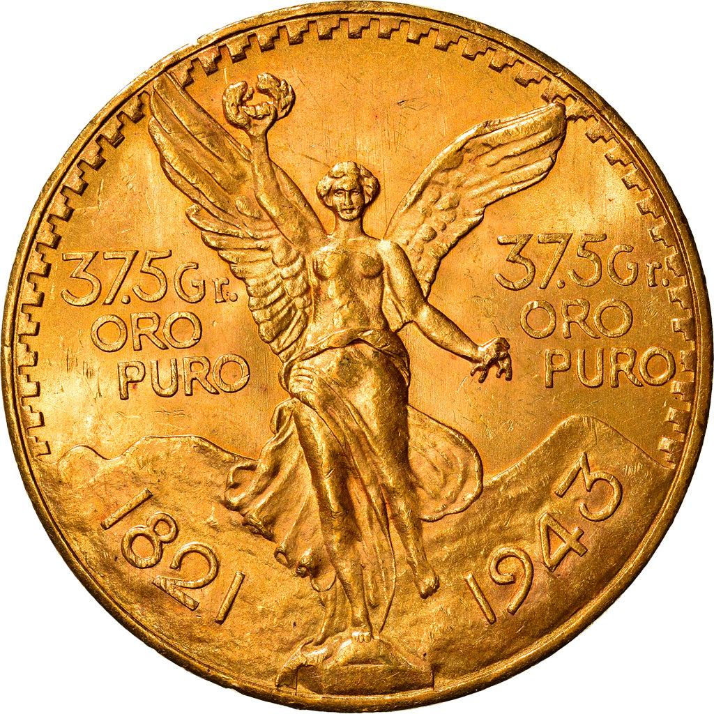 Monnaie, Mexique, 50 Pesos, 1943, Mexico City, SUP+, Or, KM:482