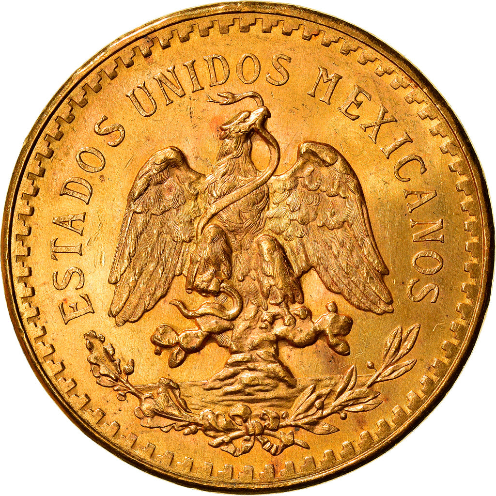 Moneta, Mexico, 50 Pesos, 1947, Mexico City, MS(60-62), Złoto, KM:481