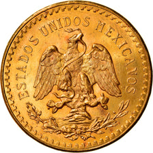Moneta, Mexico, 50 Pesos, 1947, Mexico City, MS(60-62), Złoto, KM:481