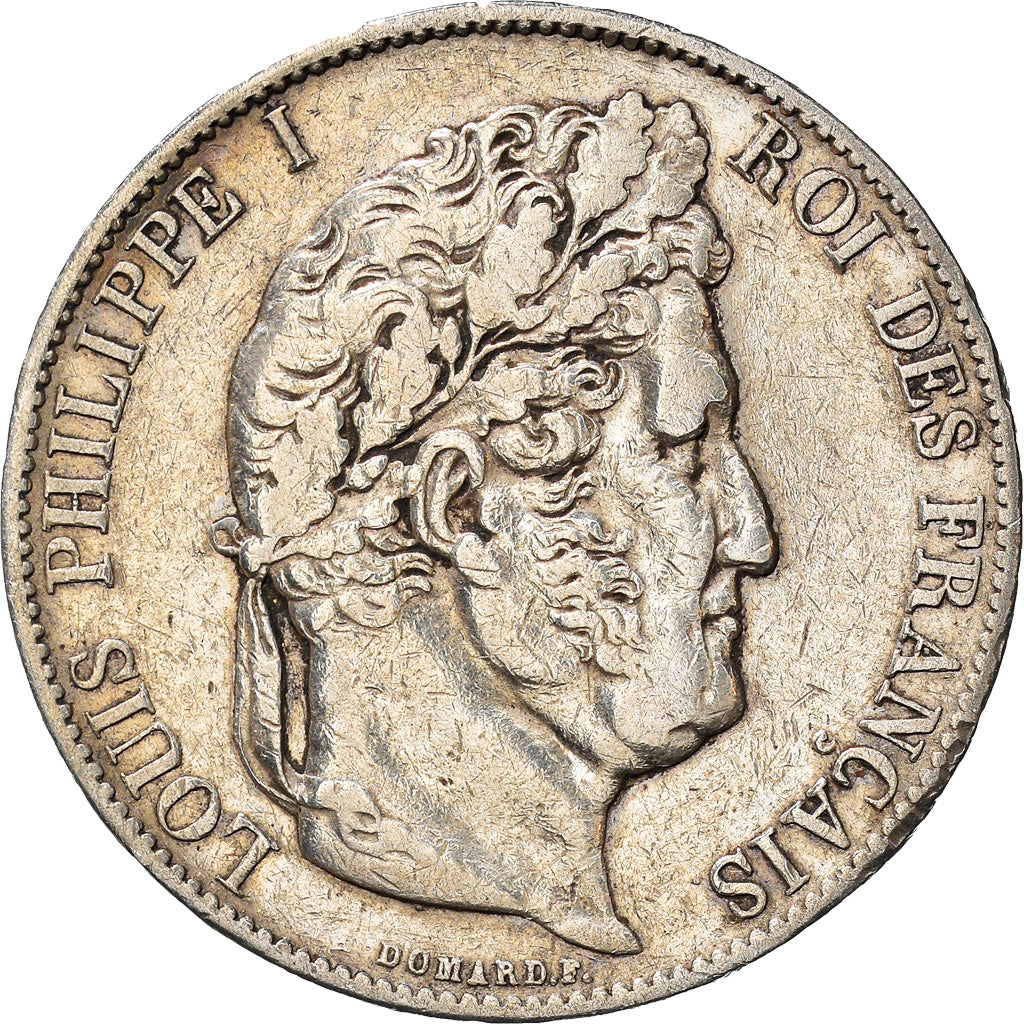Coin, France, Louis-Philippe, 5 Francs, 1848, Paris, EF(40-45), Silver