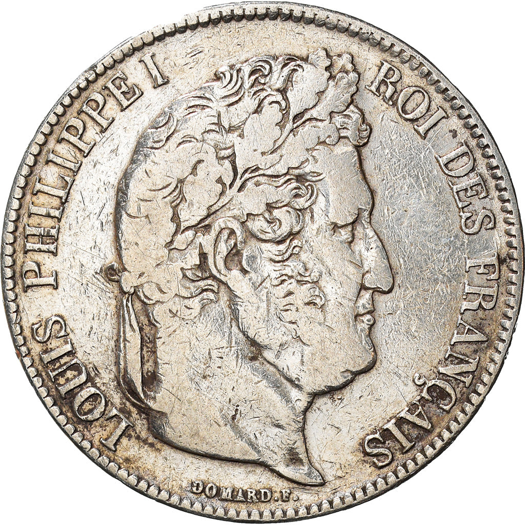 Monnaie, France, Louis-Philippe, 5 Francs, 1837, Paris, TB+, Argent
