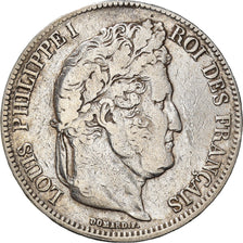 Coin, France, Louis-Philippe, 5 Francs, 1832, Lille, VF(20-25), Silver