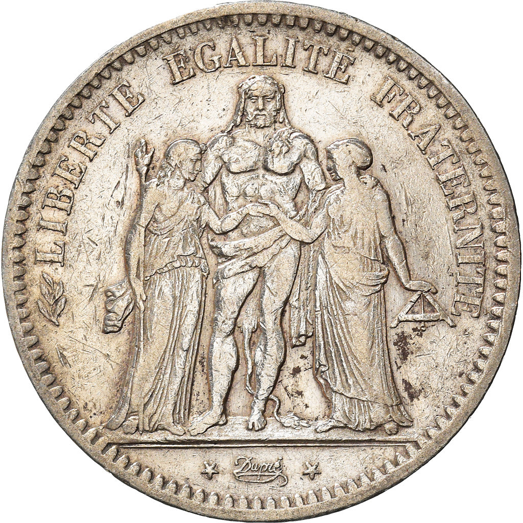 Monnaie, France, Hercule, 5 Francs, 1849, Paris, TB+, Argent, Gadoury:683