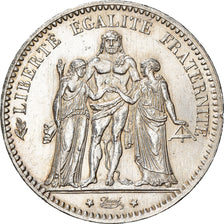 Coin, France, Hercule, 5 Francs, 1877, Paris, AU(55-58), Silver, KM:820.1