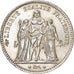 Coin, France, Hercule, 5 Francs, 1877, Paris, AU(55-58), Silver, KM:820.1