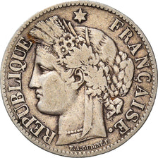 Coin, France, Cérès, 2 Francs, 1881, Paris, VF(30-35), Silver, KM:817.1