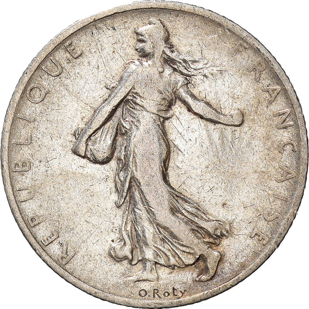Moeda, França, Semeuse, 2 Francs, 1904, Paris, VF(20-25), Prata, KM:845.1