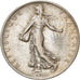 Coin, France, Semeuse, 2 Francs, 1917, Paris, AU(50-53), Silver, KM:845.1