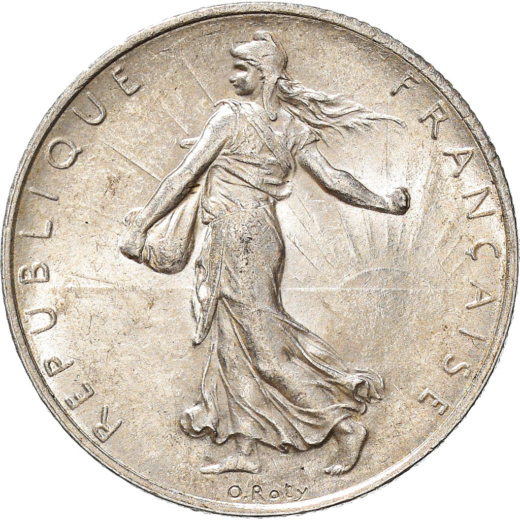 Coin, France, Semeuse, 2 Francs, 1920, Paris, AU(55-58), Silver, KM:845.1