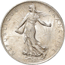 Coin, France, Semeuse, 2 Francs, 1920, Paris, AU(55-58), Silver, KM:845.1