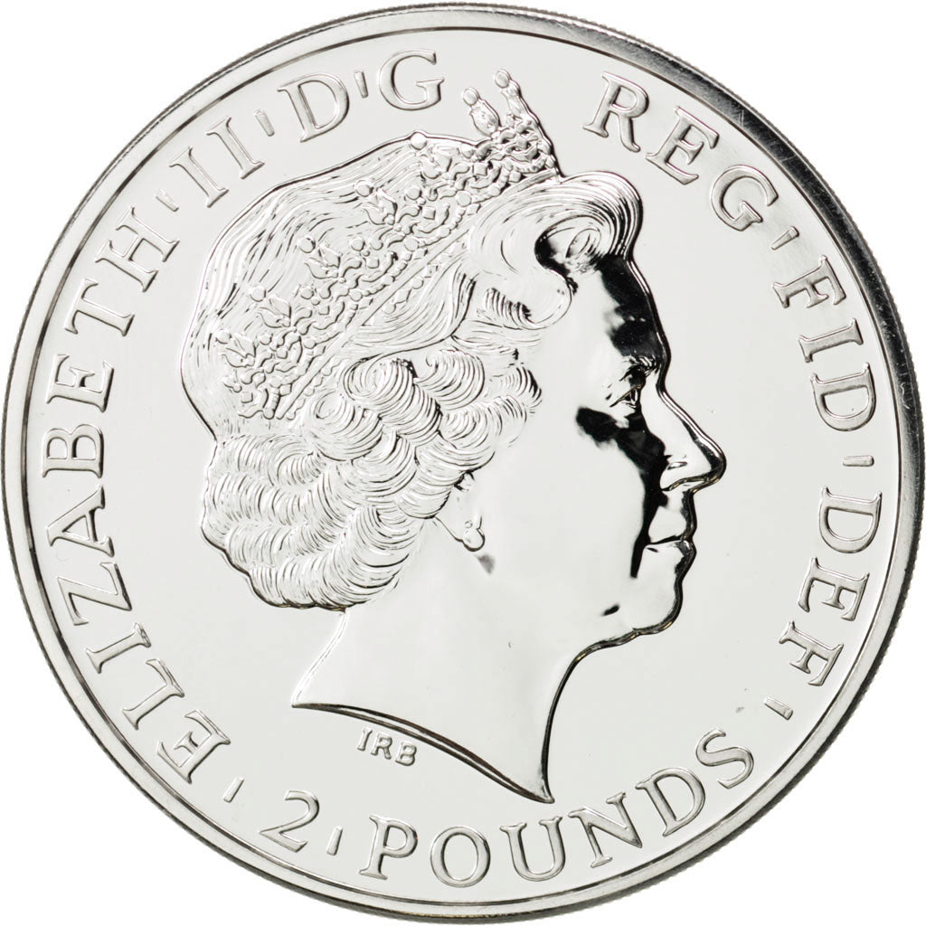 Coin, Great Britain, 2 Pounds, 2015, MS(65-70), Silver, KM:New