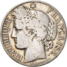 Moneta, Francia, Cérès, Franc, 1888, Paris, MB, Argento, KM:822.1
