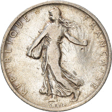 Moeda, França, Semeuse, Franc, 1901, Paris, VF(20-25), Prata, KM:844.1