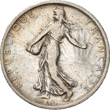 Coin, France, Semeuse, Franc, 1904, Paris, VF(20-25), Silver, KM:844.1