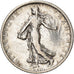 Moeda, França, Semeuse, Franc, 1907, Paris, VF(20-25), Prata, KM:844.1