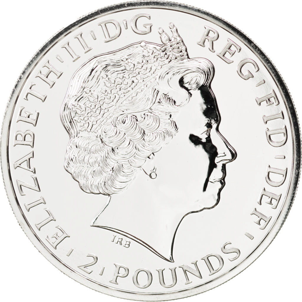 Great Britain, 2 Pounds, 2014, KM #New, MS(65-70), Silver, 31.20