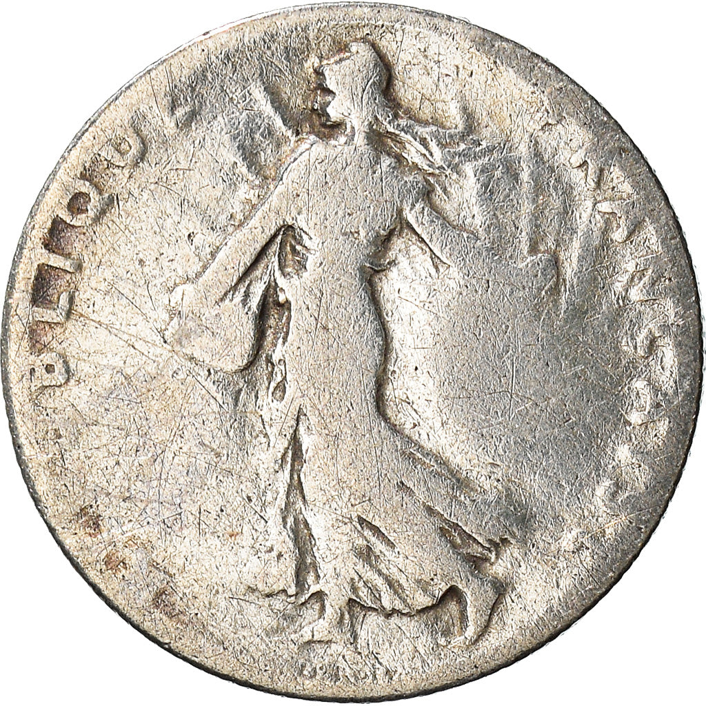 Coin, France, Semeuse, 50 Centimes, 1904, Paris, F(12-15), Silver, KM:854