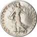 Moneta, Francia, Semeuse, 50 Centimes, 1907, Paris, MB, Argento, KM:854