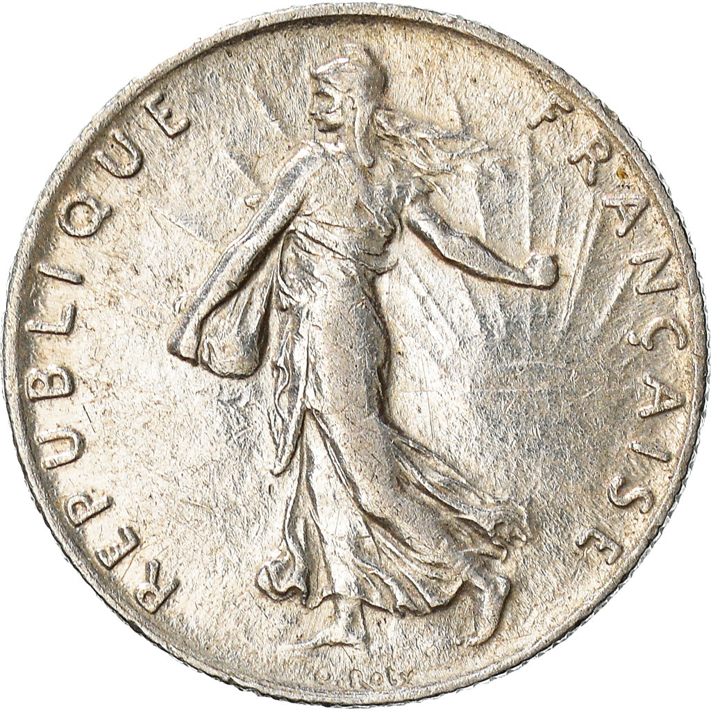 Coin, France, Semeuse, 50 Centimes, 1909, Paris, EF(40-45), Silver, KM:854