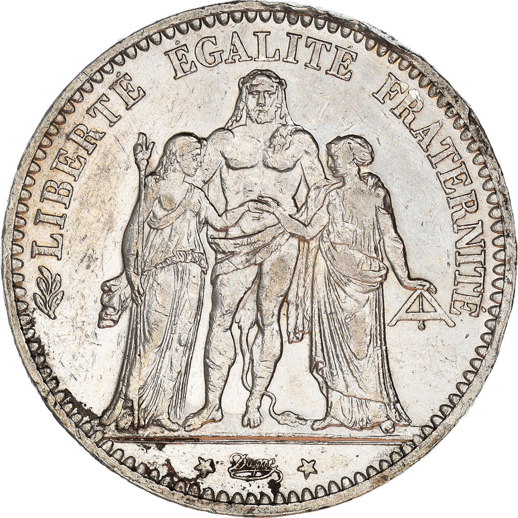 Coin, France, Hercule, 5 Francs, 1874, Paris, EF(40-45), Silver, KM:820.1