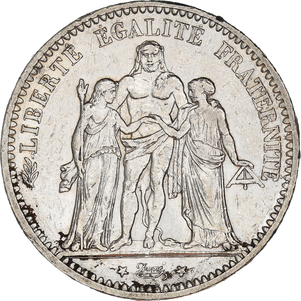 Münze, Frankreich, Hercule, 5 Francs, 1875, Paris, SS, Silber, KM:820.1