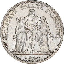 Münze, Frankreich, Hercule, 5 Francs, 1875, Paris, SS, Silber, KM:820.1
