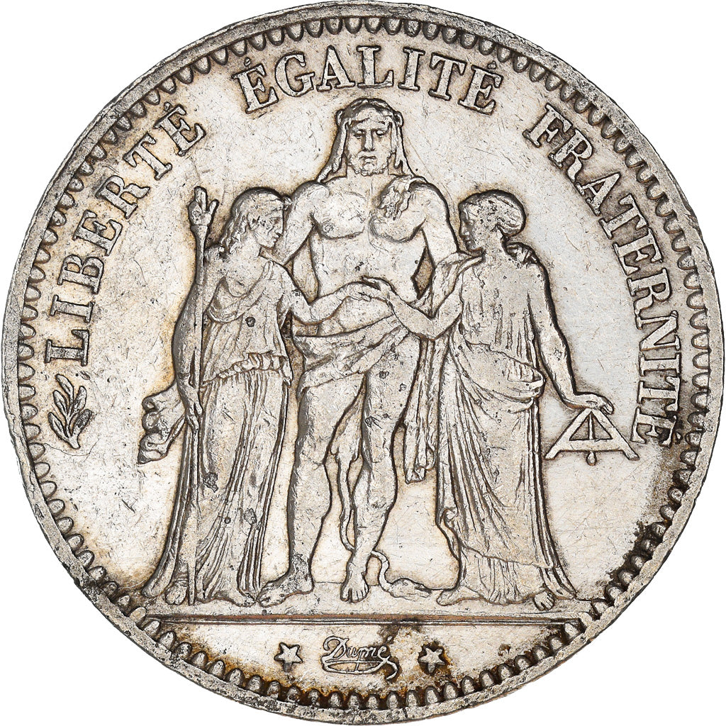 Coin, France, Hercule, 5 Francs, 1875, Paris, EF(40-45), Silver, KM:820.1