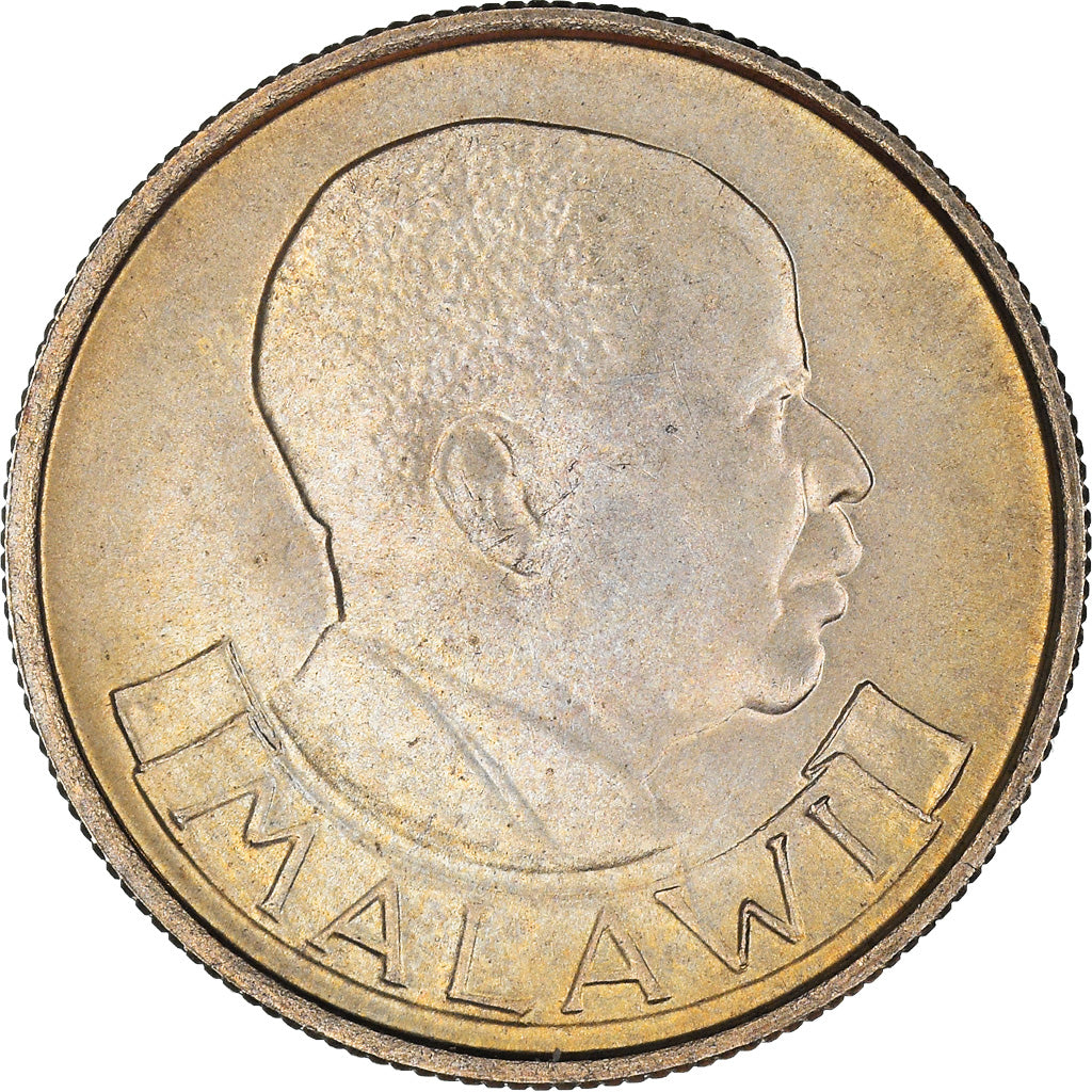 Coin, Malawi, 5 Tambala, 1971, AU(55-58), Copper-nickel, KM:9.1